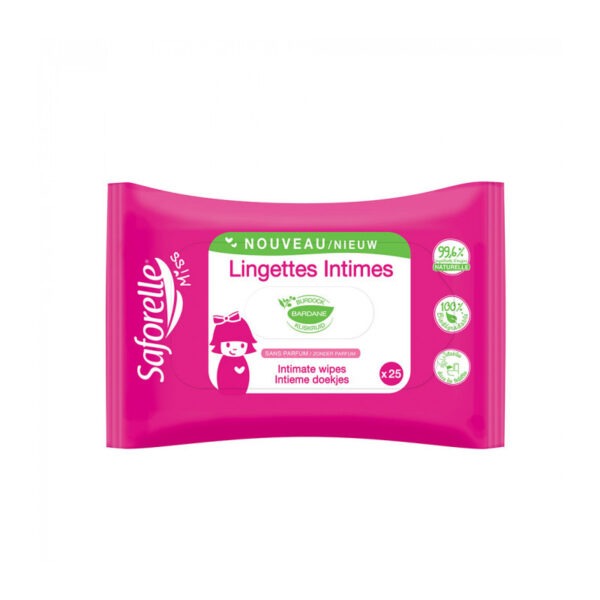 Saforelle Miss Lingettes intimes - 25 lingettes