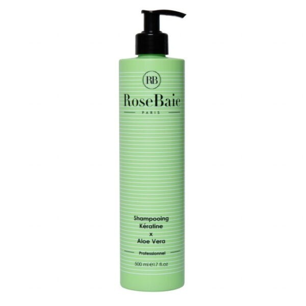 Rosebaie Shampoing À La Kératine Et À L’Aloe Vera (500ml)