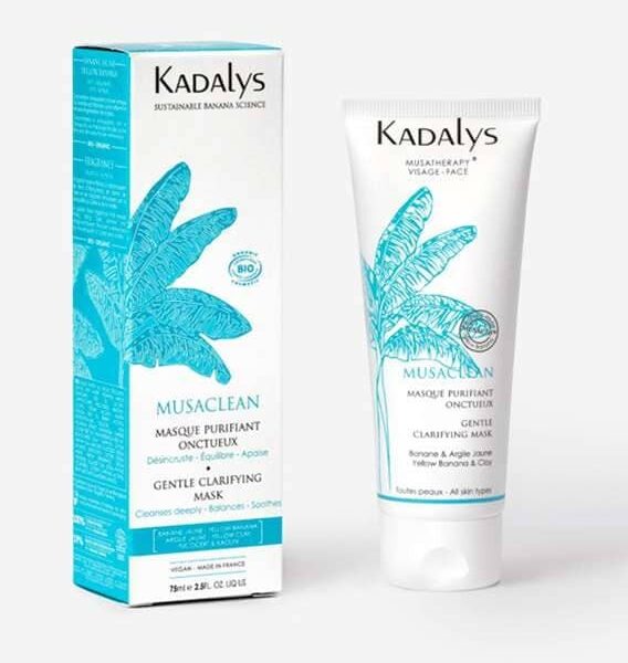 Masque Purifiant Banane et Argile Bio 75ml Musaclean Kadalys