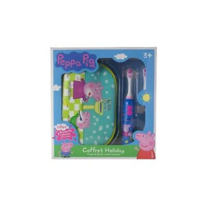 Tinokou Peppa Pig : Coffret Voyage Ludique avec Trousse et Brosse