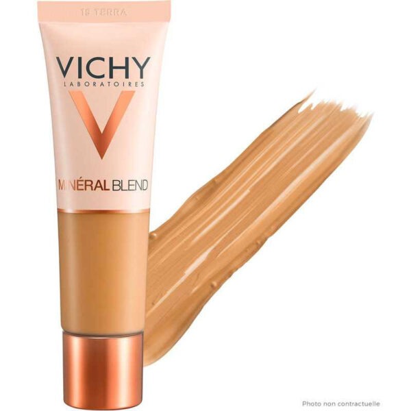 VICHY MINERALBLEND FOND DE TEINT HYDRATANT, TERRA N°15. TUBE 30ML