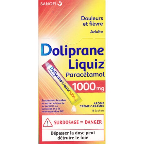 Doliprane Liquiz 1000 mg Sachets Suspension buvable