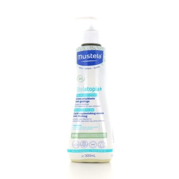 Mustela Stelatopia+ Crème Relipidante Anti-Grattage Bio 300 ml