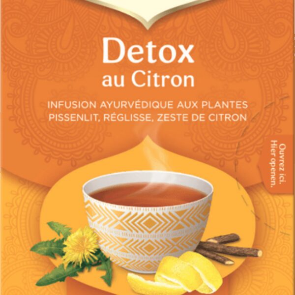 Yogi Tea Infusion Détox Citron 17 sachets