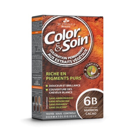 3 CHENES COLOR ET SOIN MARRON CACAO 6B