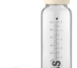 BIBS Biberon Complete Set verre 225 ml, Ivory