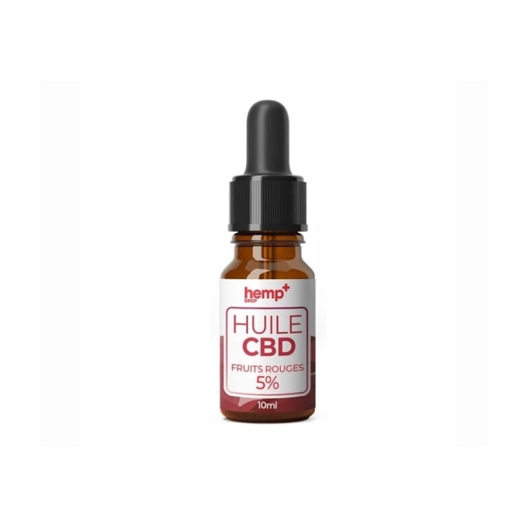 HUILE CBD 10ML FRUITS ROUGES 5% - HEMPDROP