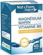 Atlantic Nature Nat & Form Magnésium Marin 40 Gélules