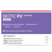 ARAGAN BIOTIC P2 DÉFENSES DPI BOÎTE DE 30 GÉLULES