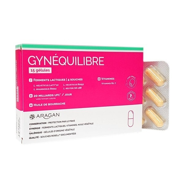 ARAGAN GYNEQUILIBRE GÉLULES BOITE DE 15