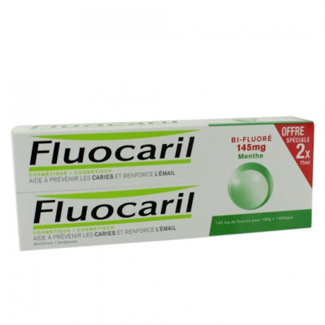 FLUOCARIL DENTIFRICE BI-FLUORE MENTHE 2X75ML