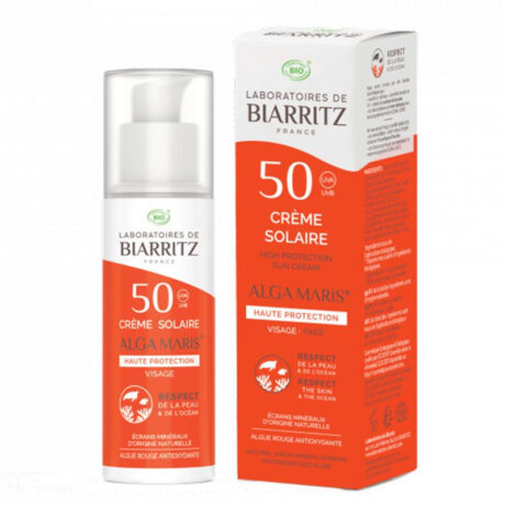 LABORATOIRES DE BIARRITZ Crème solaire visage SPF50 bio - 50 ml