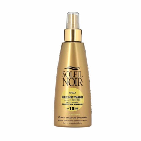 Soleil Noir Huile Sèche Vitaminée SPF15, spray de 150ml