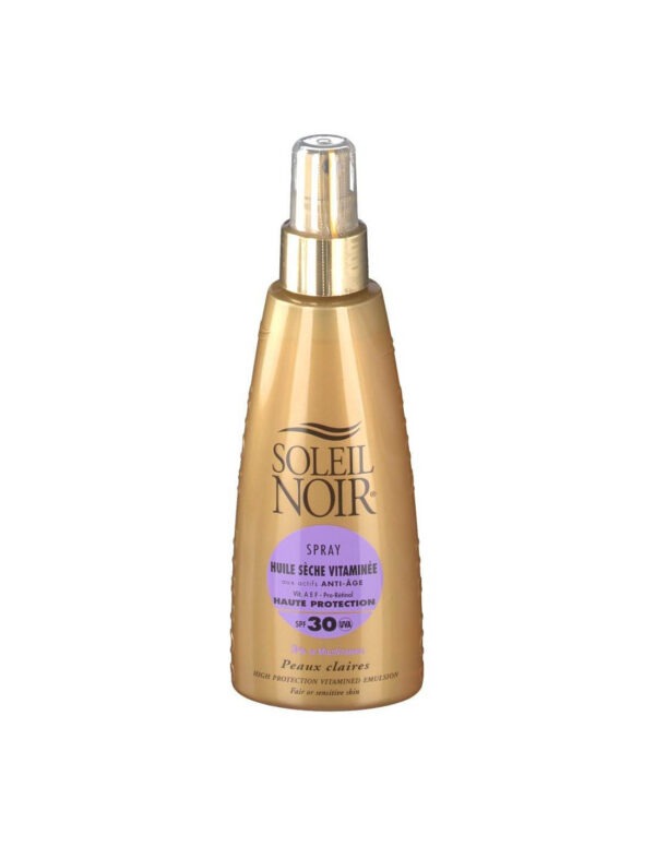 SOLEIL NOIR Huile sèche vitaminée SPF 30 - 150ml SOLEIL NOIR Huile sèche vitaminée SPF 30 - 150ml