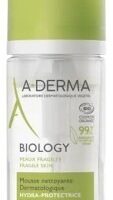 A-DERMA Biology Mousse Nettoyante Dermatologique Hydra-Protectrice Bio 150 ml