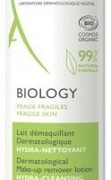 A-DERMA Biology Lait Démaquillant Dermatologique Bio 400 ml