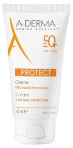 A-DERMA Protect Crème Très Haute Protection SPF50+ Sans Parfum 40 ml