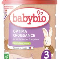 Babybio Optima Croissance 3 au Lait de Fermes Françaises de 10 Mois à 3 Ans Bio 800 g