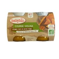 BABYBIO COURGE VIOLINA 2X130G