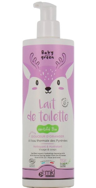 MKL Green Nature Baby Green Lait de Toilette Bio 400 ml
