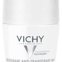 Vichy Déodorant Anti-Transpirant 48H Peaux Sensibles ou Epilées Roll-On 50 ml