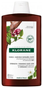 Klorane Force - Cheveux Fatigués & Chute Shampoing à la Quinine et Edelweiss Bio 400 ml