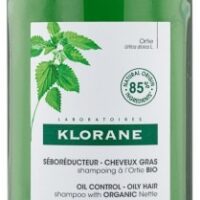 Klorane Shampoing à l'Ortie Bio - Séborégulateur Cheveux Gras 200 ml