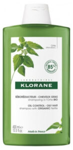 Klorane Shampoing à l'Ortie Bio - Séborégulateur Cheveux Gras 400 ml