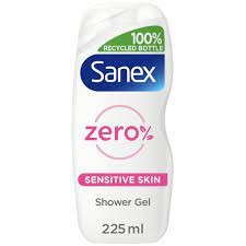 Sanex Zero 0% Sensitive Skin Shower Gel - 225 ml