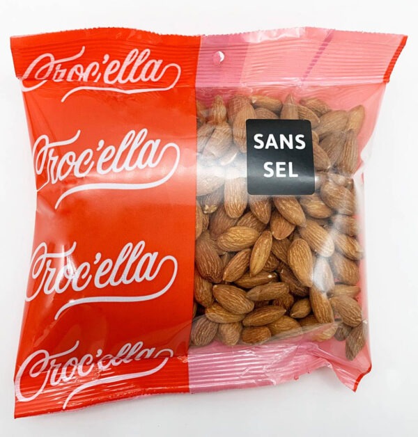CROC'ELLA Amandes grillées sans sel 250gr CROC'ELLA Amandes grillées sans sel 250gr
