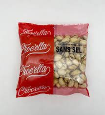 Pistaches grillées sans sel sachet 350gr pour professionnel alimentaire en France - Croc'Ella