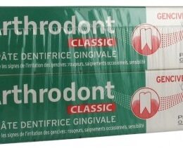Arthrodont Classic Pâte Dentifrice Gingivale Lot de 2 x 75 ml