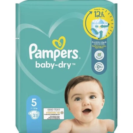 COUCHE PAMPERS TAILLE 5 11-16KG X23