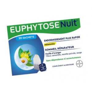 Euphytose nuit infusion Bayer - Mélatonine - 20 sachets