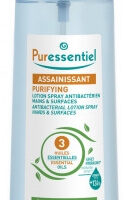 Puressentiel Assainissant Lotion Spray Antibactérien Mains & Surfaces aux 3 Huiles Essentielles 250 ml