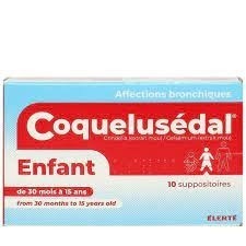 Coquelusédal Enfant 10 suppositoires