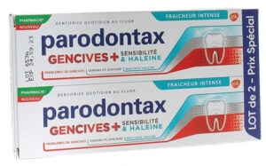 Parodontax Dentifrice gencive + sensibilité & haleine fraiche 2 x 75ml