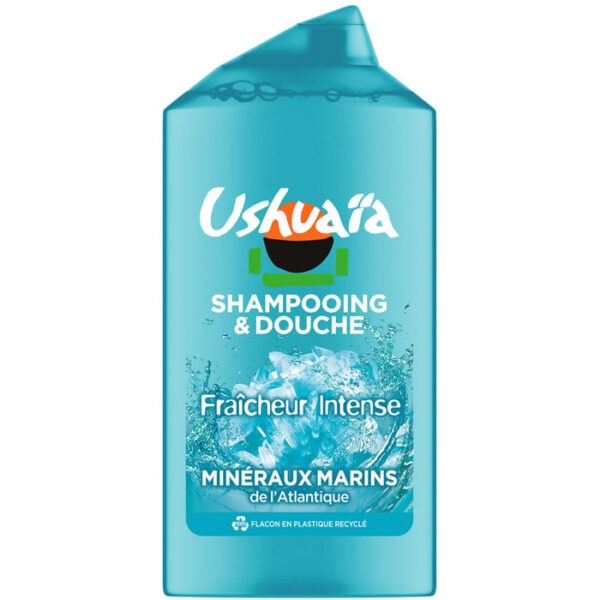 Ushuaia Shampooing & Douche fraîcheur intense minéraux marins 300ml