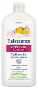 Natessance Shampoing Couleur Carthame Bio & Kératine Végétale 500 ml
