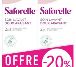 Saforelle Soin Lavant Doux Lot de 2 x 250 ml