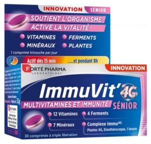 Forté Pharma ImmuVit' 4G Sénior 30 Comprimés