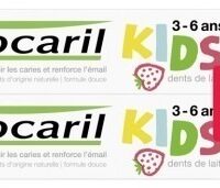 Fluocaril Kids Dentifrice Bi-Fluoré 3-6 Ans Lot de 2 x 50 ml