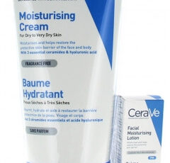 CeraVe Baume Hydratant 177 ml + Crème Hydratante Visage 3 ml Offerte