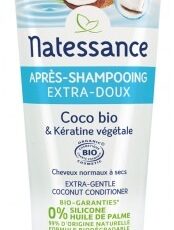 Natessance Après-Shampooing Extra-Doux Coco Bio et Kératine Végétale 200 ml