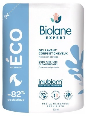 Biolane Expert Gel Lavant Corps et Cheveux Éco-Recharge 500 ml Biolane Expert Gel Lavant Corps et Cheveux Éco-Recharge 500 ml