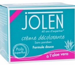Jolen Crème Décolorante Formule Douce à l'Aloe Vera 30 ml + Activateur 7 g