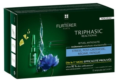 René Furterer Triphasic Traitement Antichute 12 Ampoules