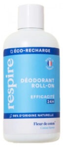 Respire Recharge Déodorant Roll-On Fleur de Coton 150 ml