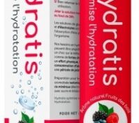 Hydratis Solution d'Hydratation 20 Pastilles Effervescentes - Arôme : Fruits des Bois