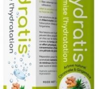 Hydratis Solution d'Hydratation 20 Pastilles Effervescentes - Arôme : Citronnelle Gingembre